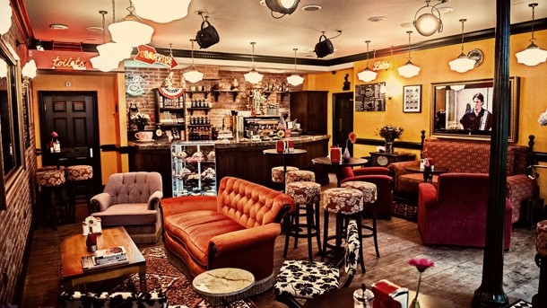 Central Perk sites are designed to reflect the famous Friends coffee house