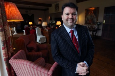 Calum Milne, Llangoed Limited managing director at the newly-acquired Swan at Hay hotel