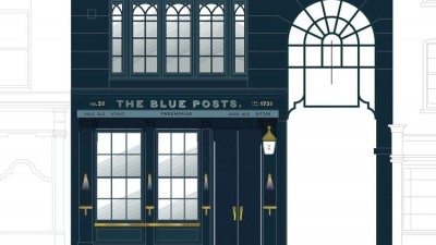 The Blue Posts' basement restaurant opens bookings ahead of launch