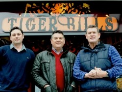 James Eyre (right), who launched the Tiger Bills restaurant brand in 2007, has revealed 24 target cities he would like to open franchises of the restaurant in
