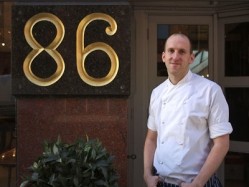 Simon Levi, head chef, Eighty-Six restaurant