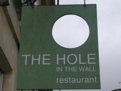 The Hole in the Wall Restaurant in Bath's George Street was put up for sale earlier this week
