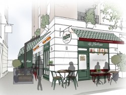 A computer generated image of what La Bottega in Seven Dials will look like
