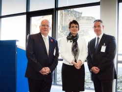 (L-R): Ian McCulloch, chief executive of ITC; Angela Constance, Minister for Youth Employment and Robert Allan, HR director for Apex Hotels