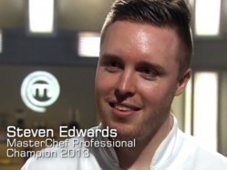 Steven Edwards was last night crowned winner of MasterChef: The Professionals 2013