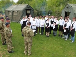 The first challenge of Nestlé Toque d’Or took place yesterday at the Defence Food Services School