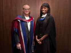 Heston Blumenthal was awarded Doctor of Sciences, while Lorraine Pascale received a First Class Honours