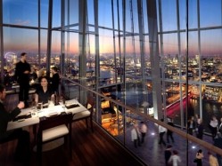 A restaurant from Rainer Becker and Arjun Waney and a project from Aqua Restaurant Group will occupy floors 31-33 of The Shard