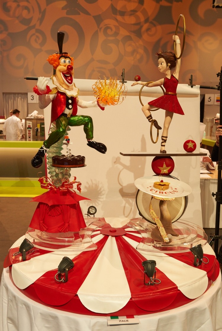In third place, taking bronze medals and €6,000, was Italy - the team had adopted a circus theme for their final buffet.
