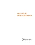 Top 10 EPOS Checklist