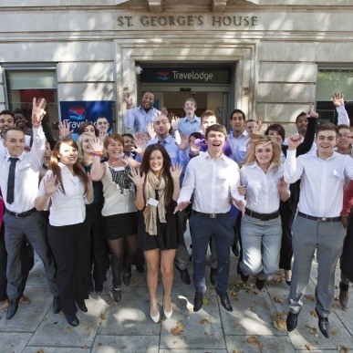 Travelodge's first JuMP apprentices graduate to become hotel managers
