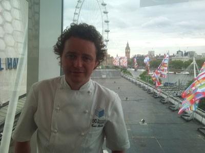 Tom Kitchin, chef proprietor of The Kitchin in Edinburgh, is cooking at pop-up restaurant The Cube by Electrolux in London this summer