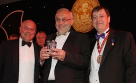 Pierre Koffmann received his award from the Craft Guild of Chefs