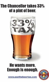 100 MPs back freeze on beer tax