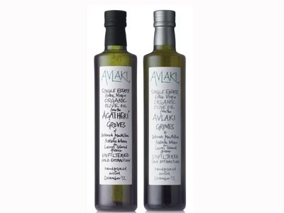 The two olive oils are said to have a fresh flavour due to the quick milling and bottling process