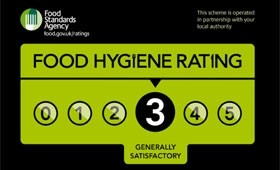 The FHRS rates a business's hygiene from zero to five