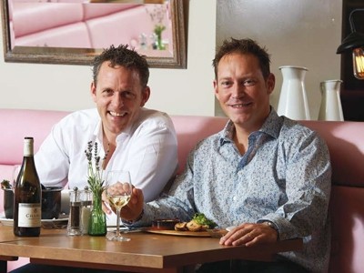 Le Bistrot Pierre co-founders Robert Beacham and John Whitehead