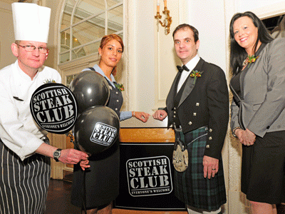The four-star Macdonald Burlington in Birmingham city centre recently adopted a distinctly tartan theme for the launch of its new Scottish Steak Club restaurant. 