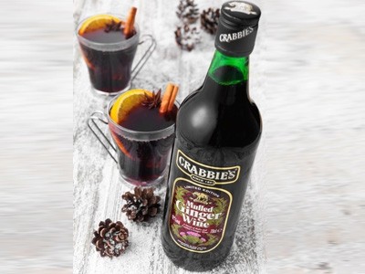 Crabbies Mulled Ginger Wine is available to the on-trade and take-home markets for the winter period