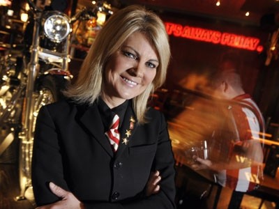 Karen Forrester, UK managing director of T.G.I. Friday's, has pledged the support of the business to Jacques Borel's VAT Club and its campaign to get a reduction for the hospitality industry