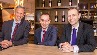 HSBC area corporate director Tony Leech, Mincoffs corporate partner John Nicholson and Cairn Group finance director Richard Warren 