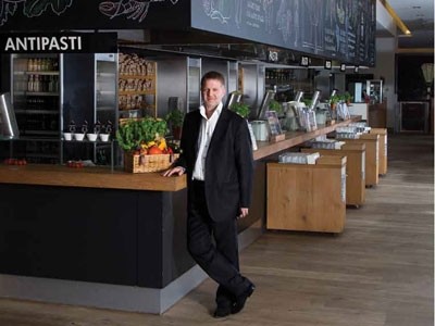 Phil Sermon, UK managing director at Vapiano, which only takes very large sites. Photos: John Carey