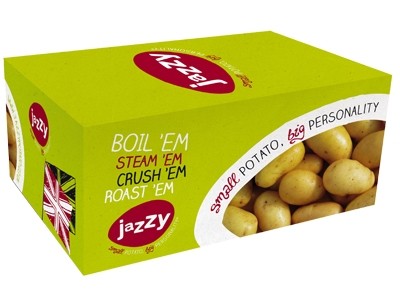 Jazzy potatoes are available for chefs in 10kg boxes