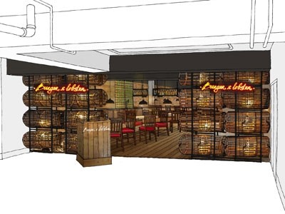 Burger & Lobster at Harvey Nichols will sit on the department store's fifth floor serving its simple concept to hungry shoppers
