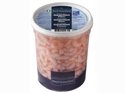 Royal Greenland's coldwater prawns are now available in a reduced-salt recipe brine which preserves them without masking their 'sweet' taste