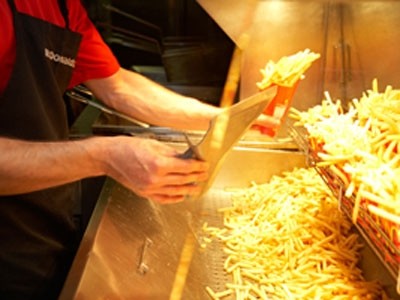 All menu items at McDonald's, including its fries (a large portion is 460 kcals), will be calorie-labelled