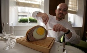 Brown's Hotel creates world's largest Scotch egg