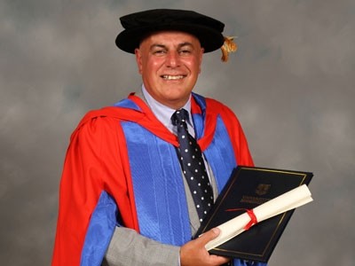 Andreas Antona received his honorary doctorate from University College Birmingham earlier this week