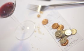 72 per cent of diners don't like imposed service charges