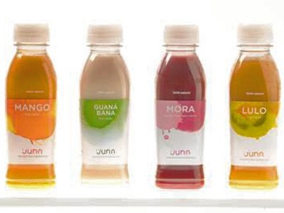 The Juno fruit drinks range comes in four  flavours - Lulo, Guanábana, Mora and Mango