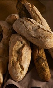 Mixed artisan bread selection from Mantinga