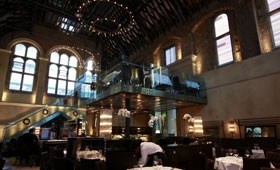 Galvin La Chapelle was named Best Restaurant Design 2010 after using St. Botolph's Hall's original features