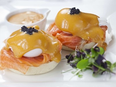 The Eggs Royale are on the menu at the Jumeirah Lowndes Hotel as part of its support of the Faberge Egg Hunt