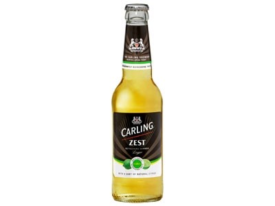 Carling Zest will be available as single bottles to the on-trade from 18 March until September
