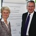 Brigid Simmonds, chief executive of the British Beer and Pub Association (BBPA) signs a new partnership with Employment Minister, Mark Hoban MP