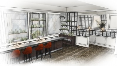 A rendering of the new 108 Bar & Grill