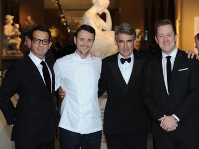 Jason Atherton prepared dinner for 200 guests from across the UK food and hospitality sector 