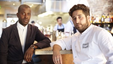 James Walters (r) and Bunmi Okolosi (l) opened Arabica Bar & Kitchen 