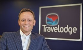 Guy Parsons has become chief executive at Travelodge