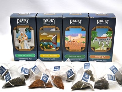 Drury Tea & Coffee Company's four new varieties take the entire range up to 25