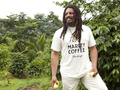 Rohan Marley launched the coffee brand last year, with a proportion of all profits going to charity