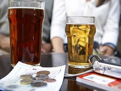 UK beer sales fell by 5.6 per cent in the third quarter of 2012