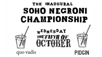 London bartenders battle inaugural Quo Vadis Soho Negroni Championship