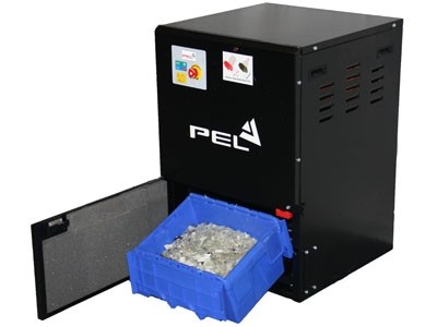 The new under-the-counter glass crusher from PEL, also known as Baby Jaws