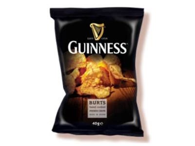Burts Guinness crisps follow the launch of flavoured peanuts and cashew nuts