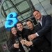 Oceana Bristol general manager Ken Getgood (far right) celebrates the venue's forthcoming £1m refurb with assistant managers Dexter Sneddon and Ben Wheeler and deputy manager Kelly Renshaw (l-r)